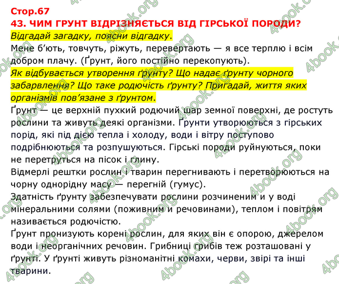 ГДЗ Я досліджую світ 3 клас Грущинська (1 частина)