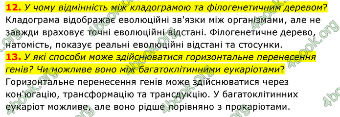 Біологія 9 клас Шаламов. ГДЗ