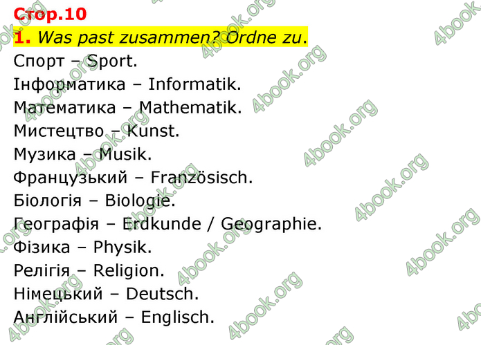 ГДЗ Німецька мова 6 клас Басай (2023)