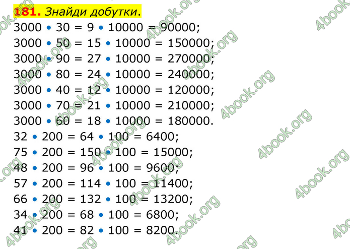 ГДЗ Математика 4 клас Бевз (2 частина)