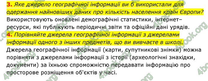 ГДЗ Географія 6 клас Кобернік