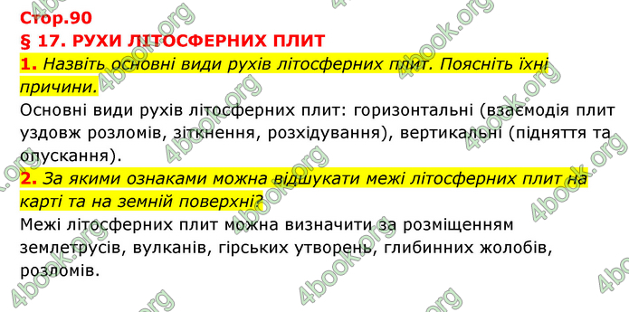 ГДЗ Географія 6 клас Кобернік