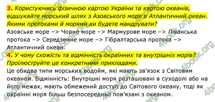 ГДЗ Географія 6 клас Кобернік