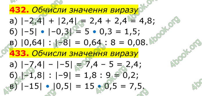 ГДЗ Математика 6 клас Бевз (1 та 2 частина)