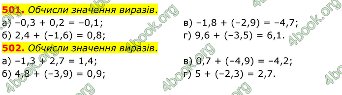 ГДЗ Математика 6 клас Бевз (1 та 2 частина)