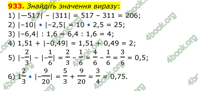 ГДЗ Математика 6 клас Кравчук