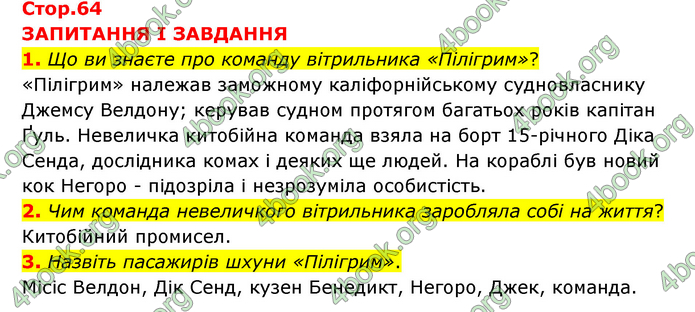 ГДЗ Зарубіжна література 6 клас Міляновська