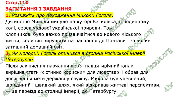 ГДЗ Зарубіжна література 6 клас Міляновська