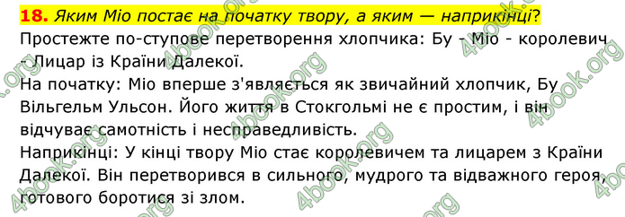 ГДЗ Зарубіжна література 6 клас Міляновська