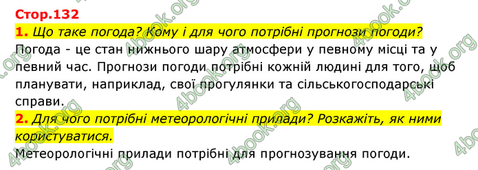 ГДЗ Пізнаємо природу 5 клас Біда