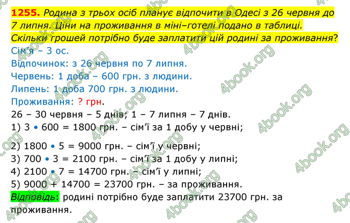 ГДЗ Математика 6 клас Істер 1, 2 частина (2023)