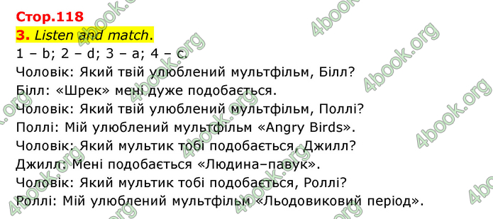 ГДЗ Англійська мова 3 клас Губарєва