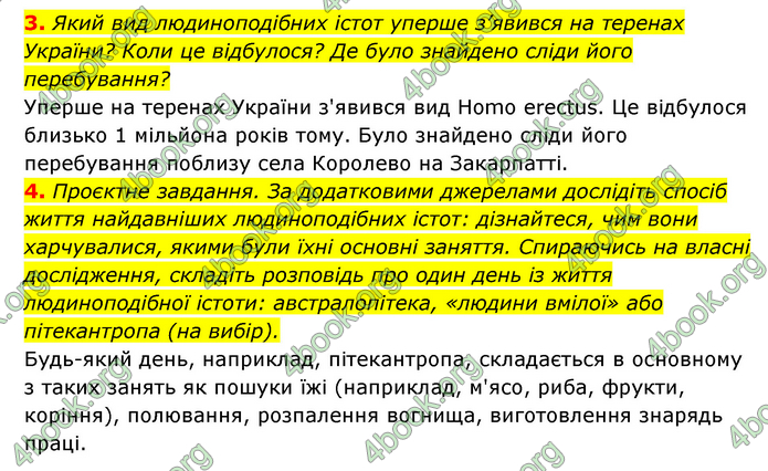 ГДЗ Історія України 6 клас Гісем