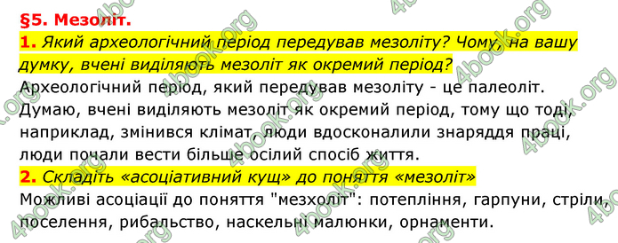 ГДЗ Історія України 6 клас Гісем