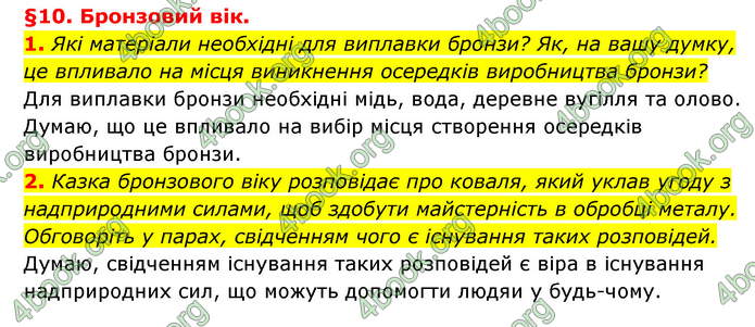 ГДЗ Історія України 6 клас Гісем