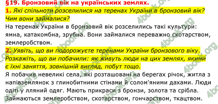 ГДЗ Історія України 6 клас Гісем