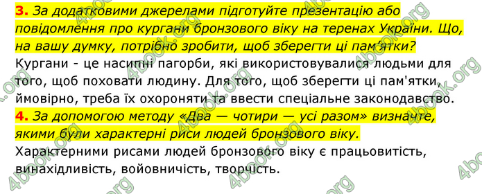 ГДЗ Історія України 6 клас Гісем