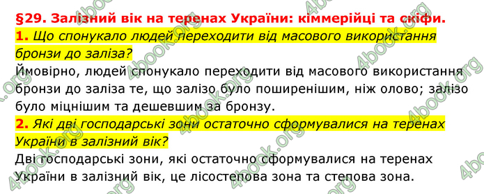 ГДЗ Історія України 6 клас Гісем