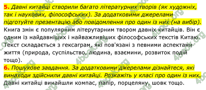 ГДЗ Історія України 6 клас Гісем