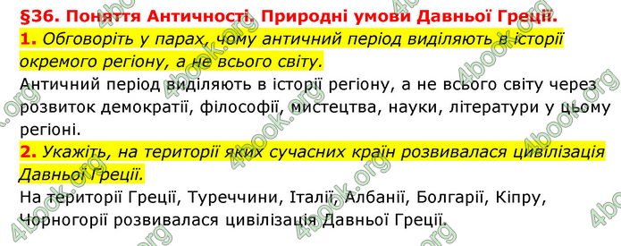 ГДЗ Історія України 6 клас Гісем