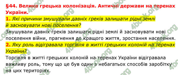 ГДЗ Історія України 6 клас Гісем