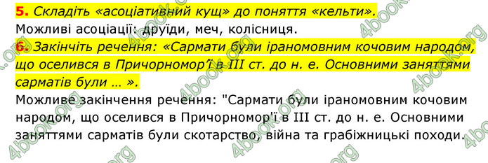 ГДЗ Історія України 6 клас Гісем