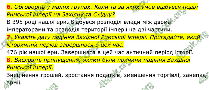 ГДЗ Історія України 6 клас Гісем