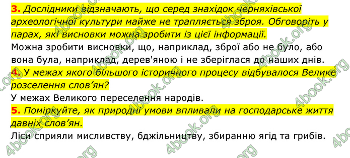 ГДЗ Історія України 6 клас Гісем