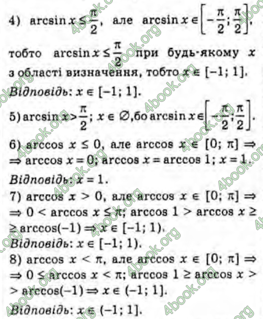 Решебник Алгебра 10 клас Мерзляк 2018 (Погл). ГДЗ