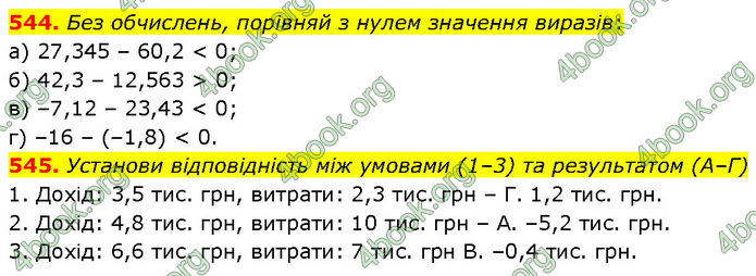 ГДЗ Математика 6 клас Бевз (1 та 2 частина)