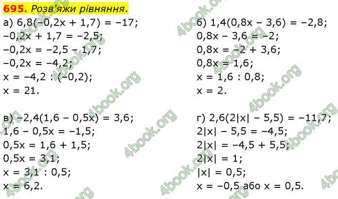 ГДЗ Математика 6 клас Бевз (1 та 2 частина)