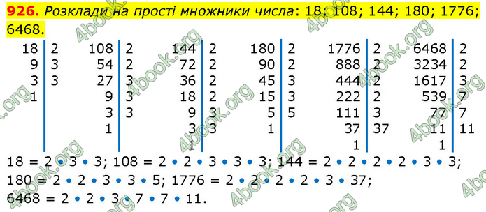 ГДЗ Математика 6 клас Бевз (1 та 2 частина)