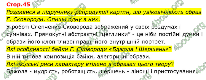 ГДЗ Українська література 6 клас Яценко