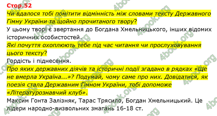 ГДЗ Українська література 6 клас Яценко