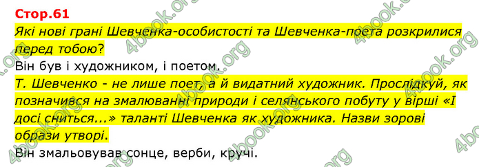 ГДЗ Українська література 6 клас Яценко