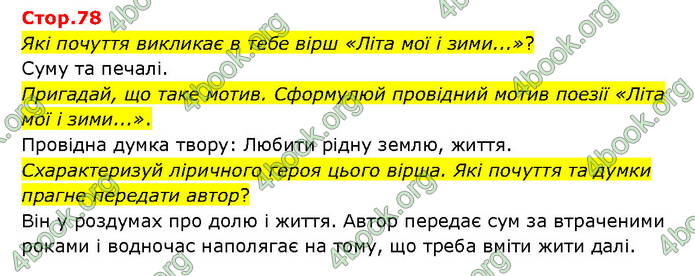 ГДЗ Українська література 6 клас Яценко