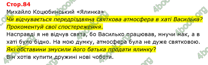 ГДЗ Українська література 6 клас Яценко