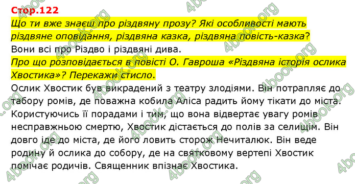 ГДЗ Українська література 6 клас Яценко