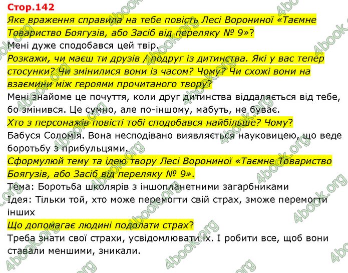 ГДЗ Українська література 6 клас Яценко