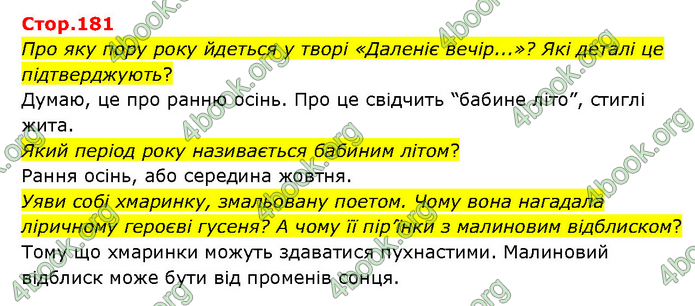 ГДЗ Українська література 6 клас Яценко