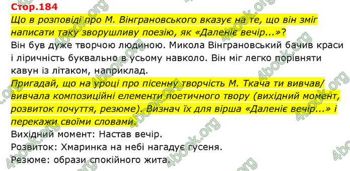 ГДЗ Українська література 6 клас Яценко