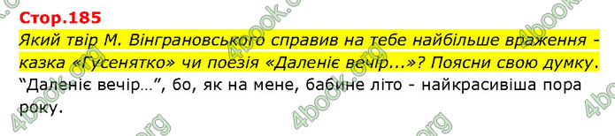 ГДЗ Українська література 6 клас Яценко