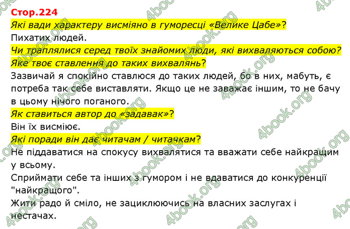 ГДЗ Українська література 6 клас Яценко