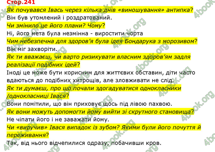 ГДЗ Українська література 6 клас Яценко