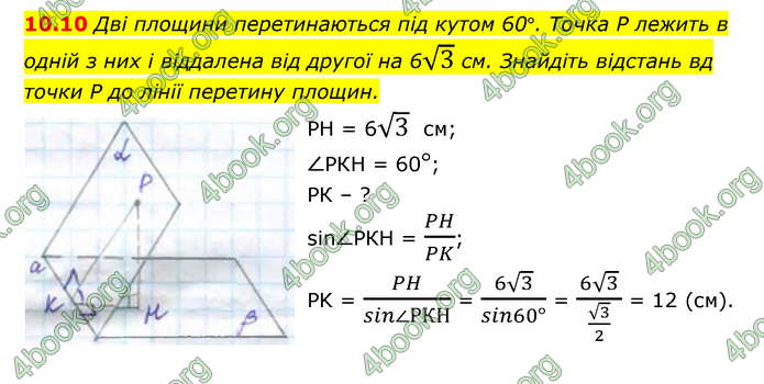 ГДЗ Математика 10 клас Істер