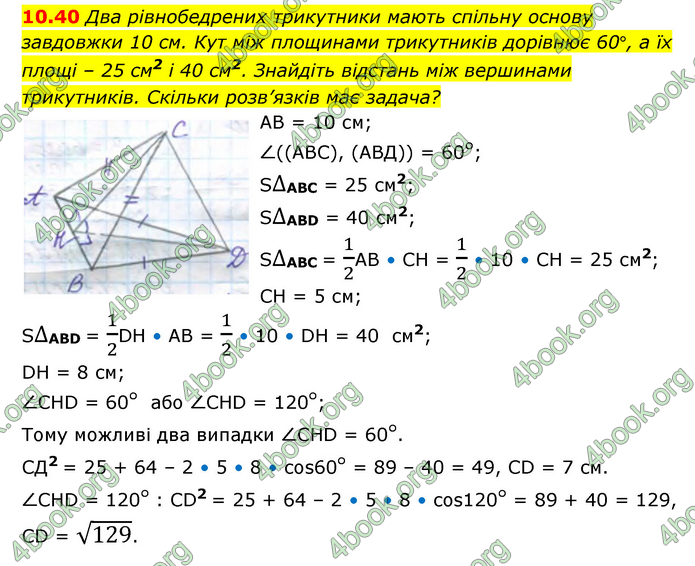 ГДЗ Математика 10 клас Істер