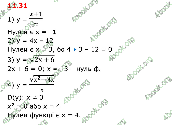 ГДЗ Математика 10 клас Істер