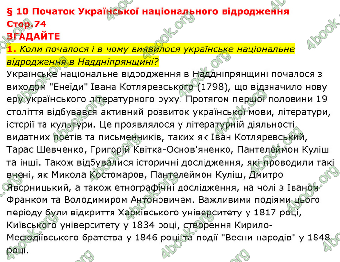 ГДЗ Історія України 9 клас Турченко