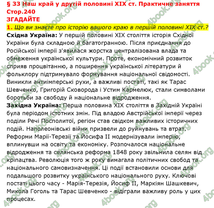 ГДЗ Історія України 9 клас Турченко