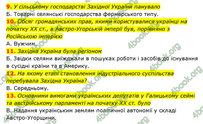 ГДЗ Історія України 9 клас Турченко